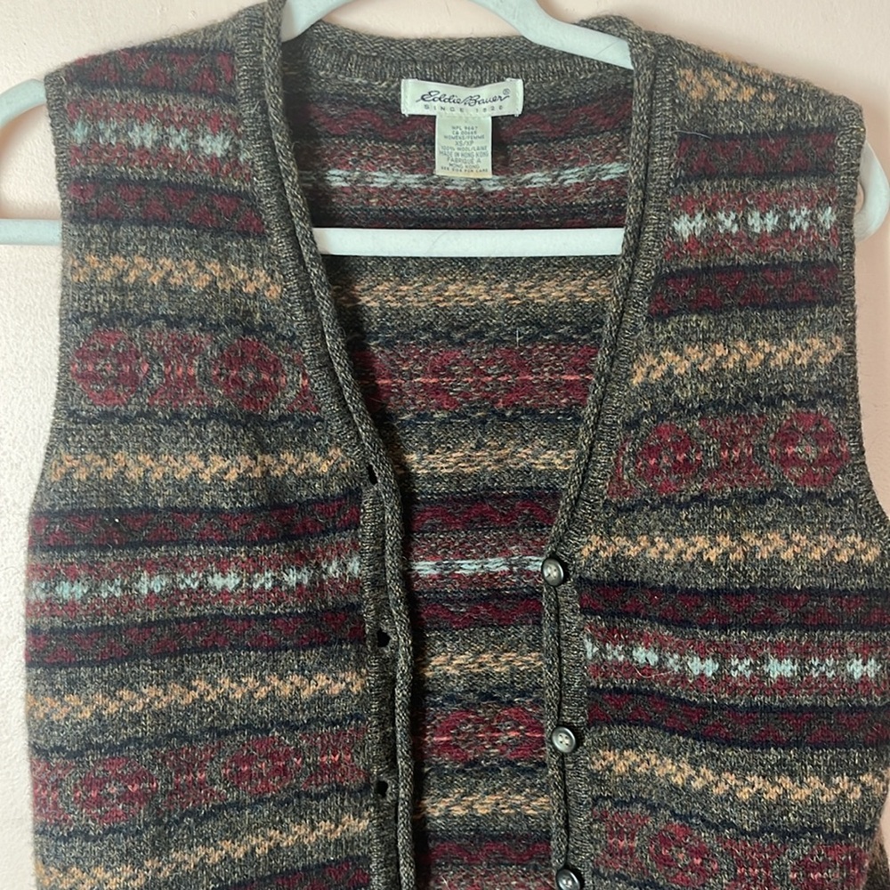 Vintage Eddie Bauer Sweater Vest